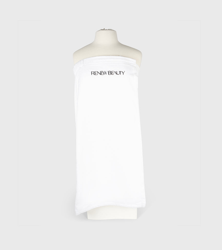 White Velcro Towel Wrap