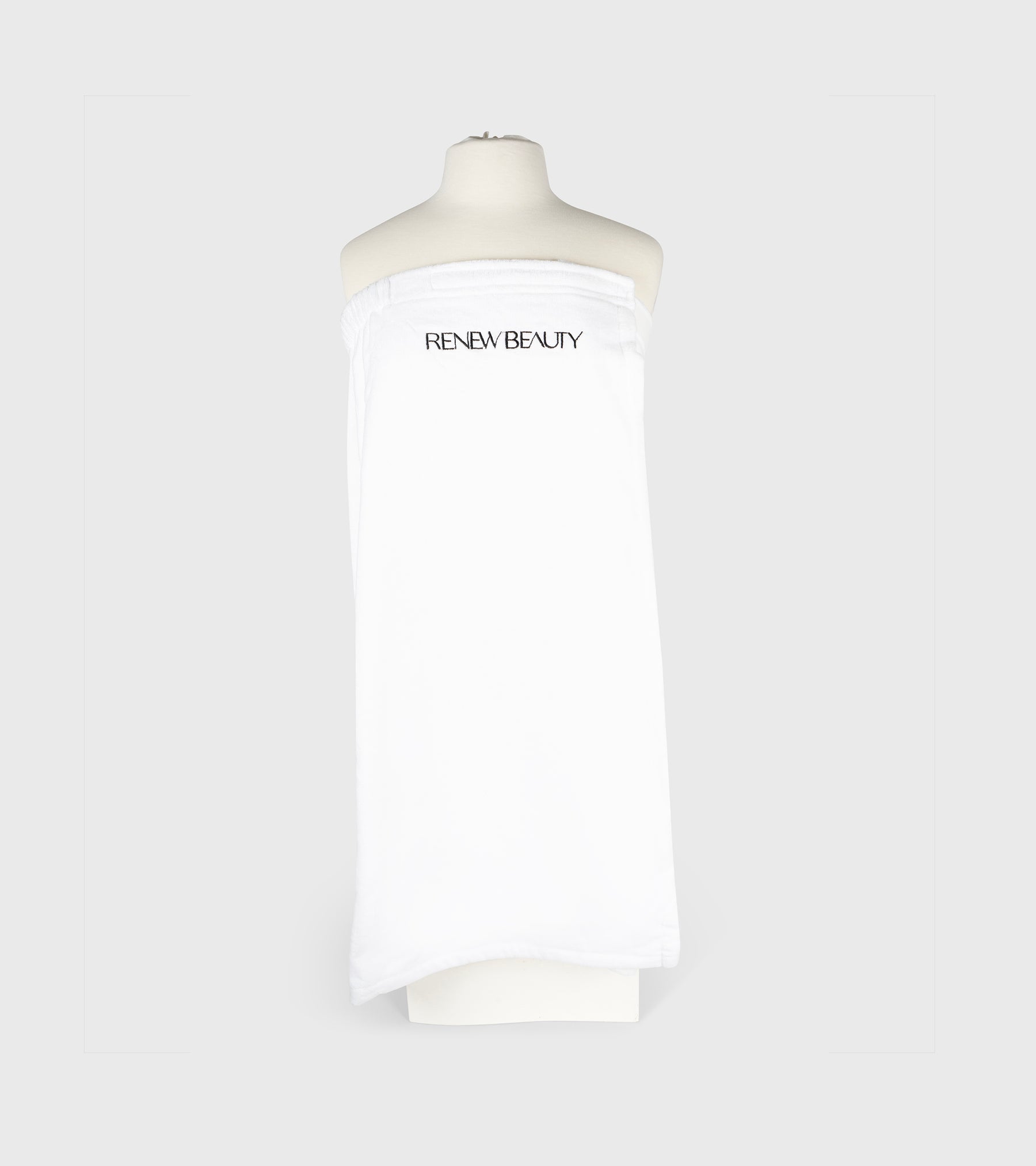 White Velcro Towel Wrap